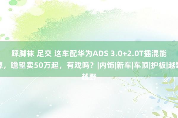 踩脚袜 足交 这车配华为ADS 3.0+2.0T插混能源，瞻望卖50万起，有戏吗？|内饰|新车|车顶|护板|越野